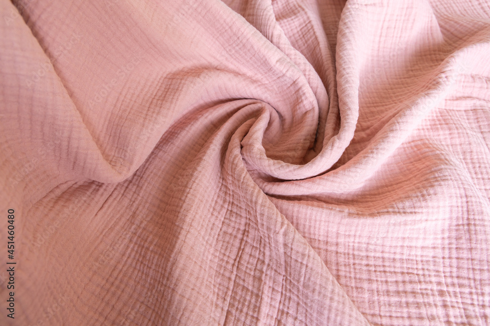 Fotografie Soft muslin baby blanket background