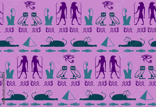Ancient egyptian writing alphabet elements