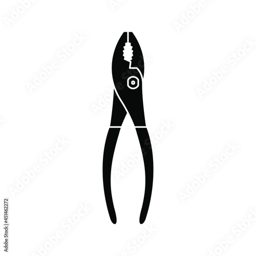 pliers icon. design about pliers sign. vector illustration