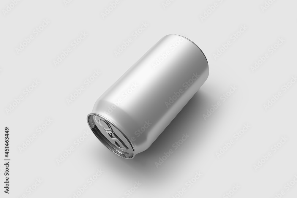 350ml Energy drink soda can mockup template isolated on light grey background. High resolution. 350ml Energy drink soda can mockup template isolated on light grey background. High resolution.