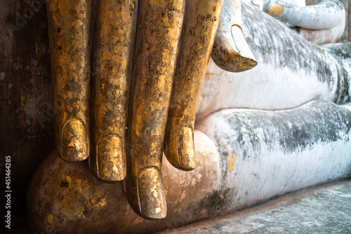 Thai Buddhism old gold Budd...