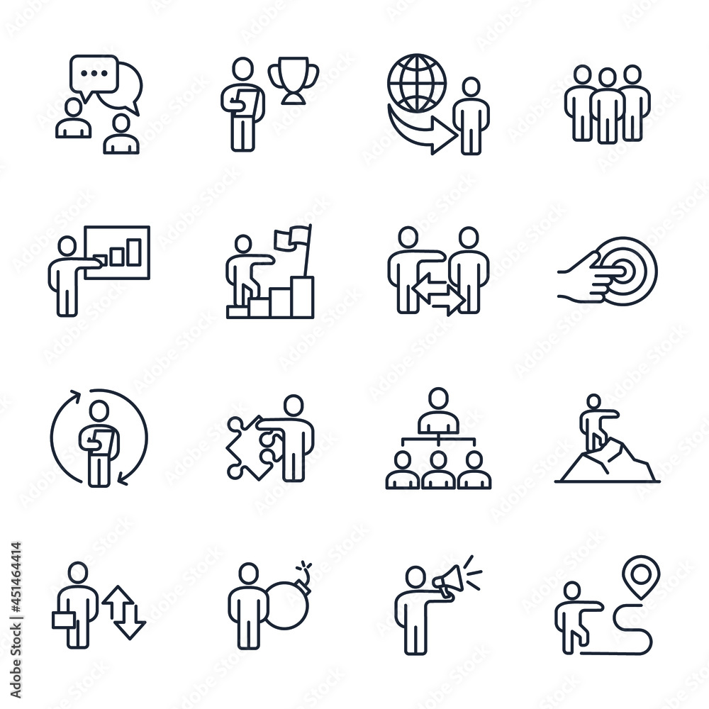 set of Business People elements symbol template for graphic and web design collection logo vector illustration set of Business People elements symbol template for graphic and web design collection logo vector illustration