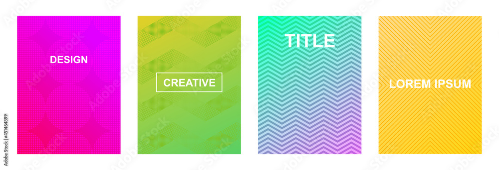 Color gradient background. Geometric halftone pattern that can be used as a graphic element on a website and page. Simple minimal elements, modern pattern.