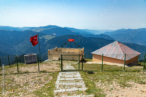 Kabaktepe Martyrdom from the First World War, located within the borders of Kurtun district of Gumushane province. photo