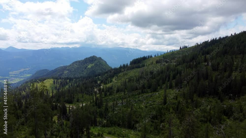 Amazing scenery and typical landscape in Austria - the Austrian Alps from above - travel photography by drone Amazing scenery and typical landscape in Austria - the Austrian Alps from above - travel photography by drone