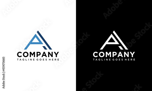initial letter logo PA, AP, logo template