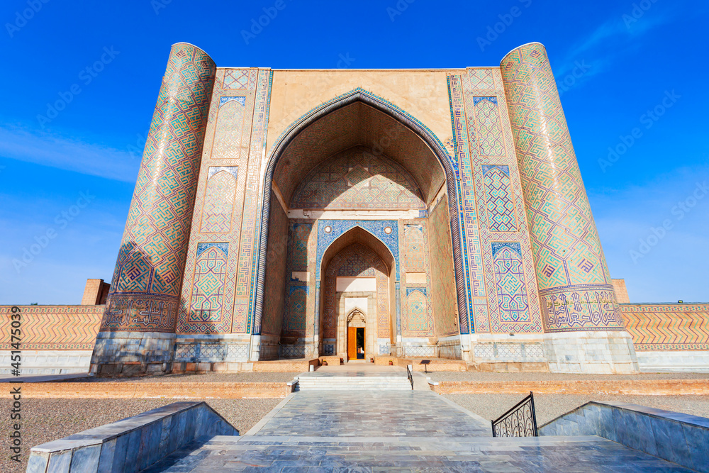 Naklejka premium Bibi Khanym or Bibi-Khanym Mosque, Samarkand
