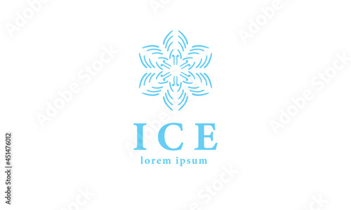 Fototapeta Naklejka Na Ścianę i Meble -  Premium ice, free, winter,  logo, icon vector