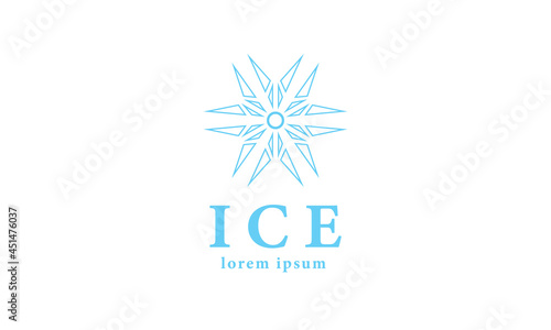 Premium ice, free, winter,  logo, icon vector