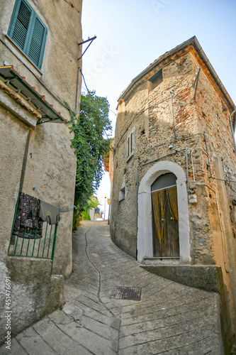 Fototapeta Naklejka Na Ścianę i Meble -  A street in the historic center of Acri, a medieval town in the Calabria region of Italy.