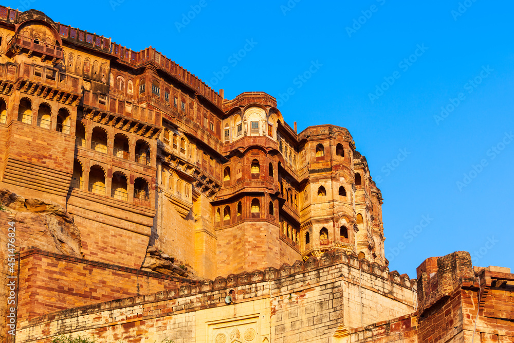 Mehrangarh Fort in Jodhpur city, India