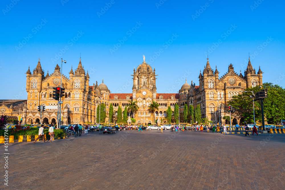 Chhatrapati Shivaji Terminus in Mumbai, India