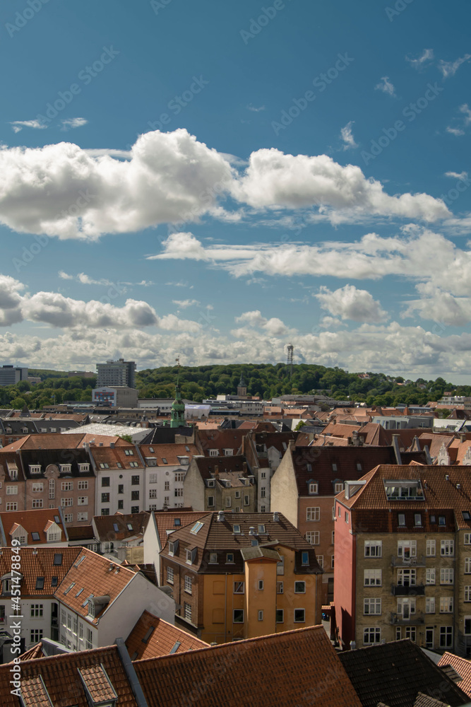 View over Aalborg