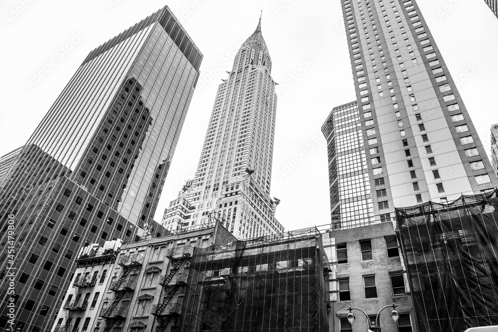 Buildings in the city 
