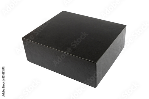 Cardboard box isolated on white background. Cardboard box isolated. Package box with clipping path. Empty space for text. Blank empty box