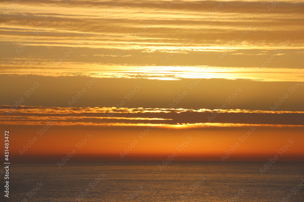 sweet sunny orange sunset photo