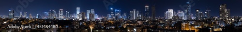 Tel Aviv And Ramat Gan Skyline At Night, Tel Aviv Cityscape, Israel © Dmitry Pistrov