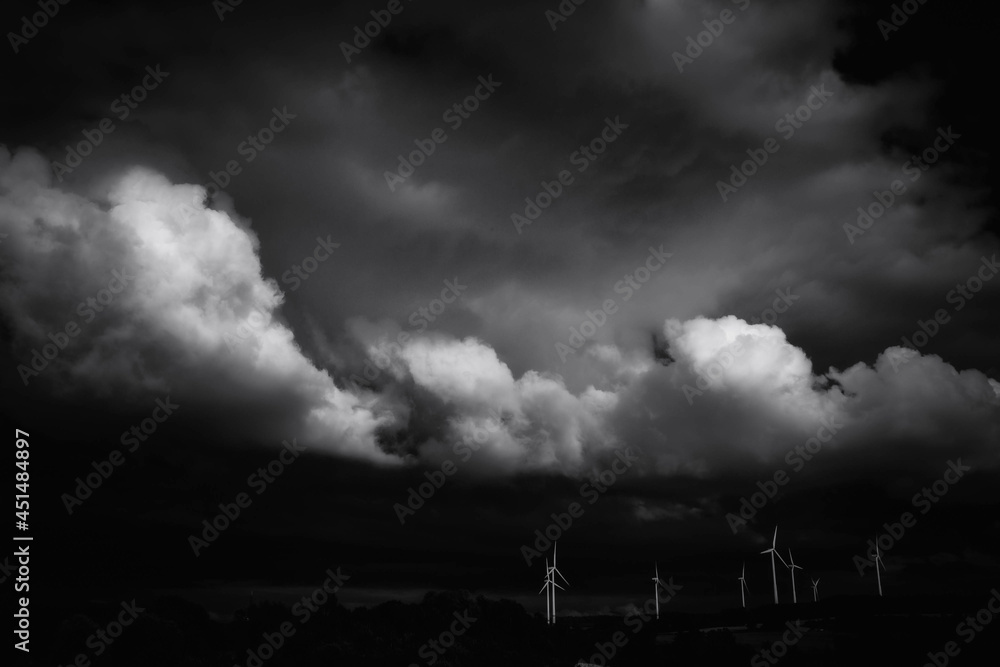 Dramatische Wolken Dramatische Wolken