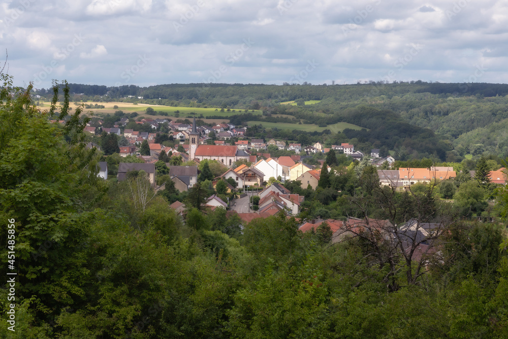 Ein französisches Dorf an der deutsch französischen Grenze
