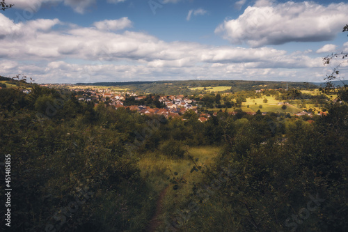 Ein franz  sisches Dorf an der deutsch franz  sischen Grenze