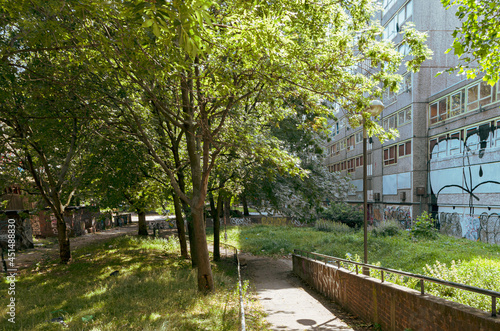 The Heygate Estate. The Heygate Estate was a large housing estate in Walworth, Southwark, South London  © Stewart Marsden