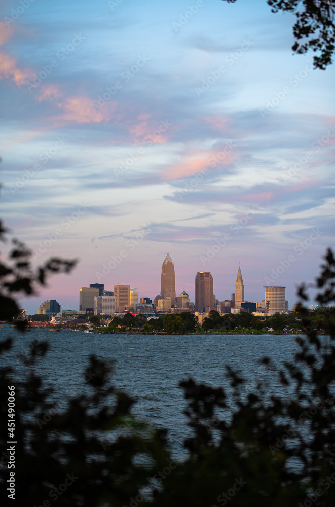 Fototapeta premium Cleveland Ohio Skyline