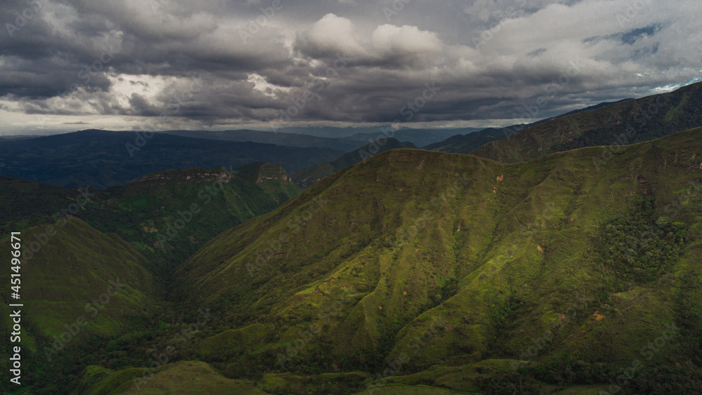 Fototapeta premium landscape with clouds