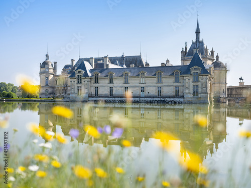 château de chantilly vue de l'extérieur du domaine