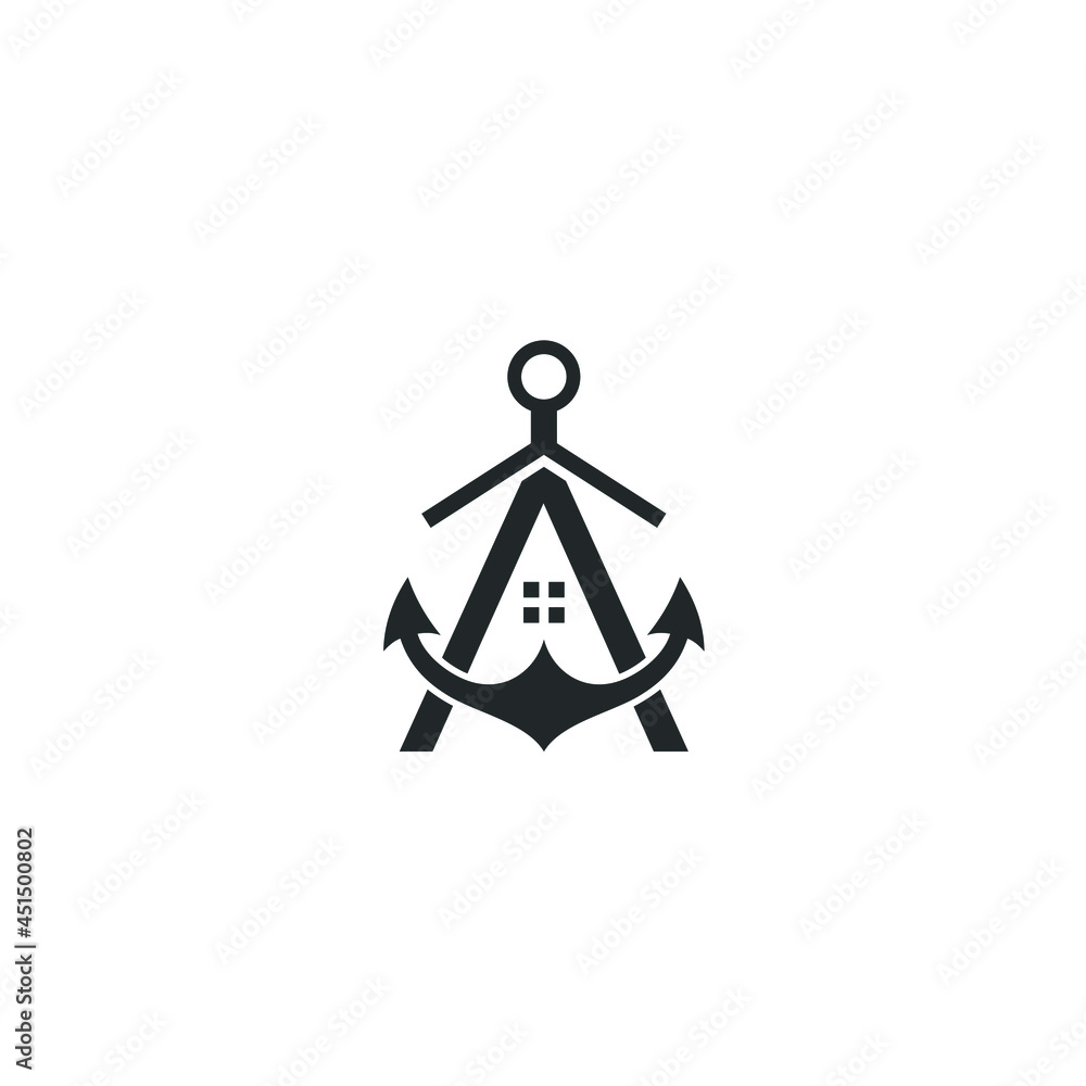 anchor letter A forms the house, greeting one anchor anchor letter A forms the house, greeting one anchor