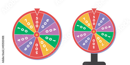 Wheel of fortune vector illustration eps 10