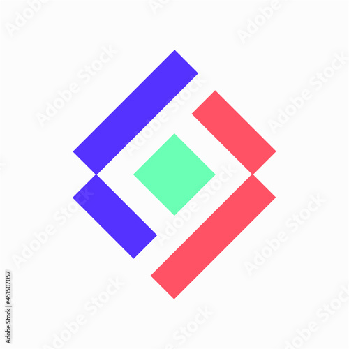 Free Download O Letter abstrack / L or C letter logo vector image - GFXLoad