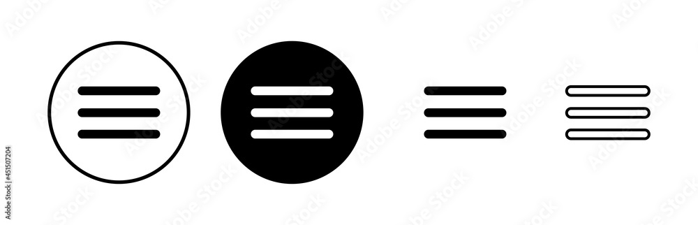 Menu Icons set. web menu icon Menu Icons set. web menu icon