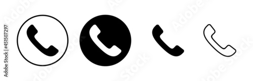 Call icons set. Phone icon vector. mobile phone. telephone icon