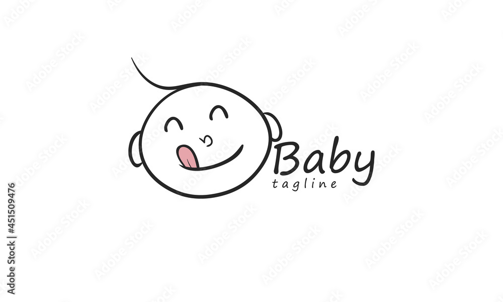 Premium baby, child, cute, logo,icon vector design Premium baby, child, cute, logo,icon vector design