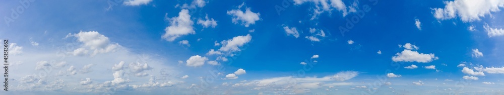 Supersize panorama blue sky with clouds on the sky as background. Supersize panorama blue sky with clouds on the sky as background.