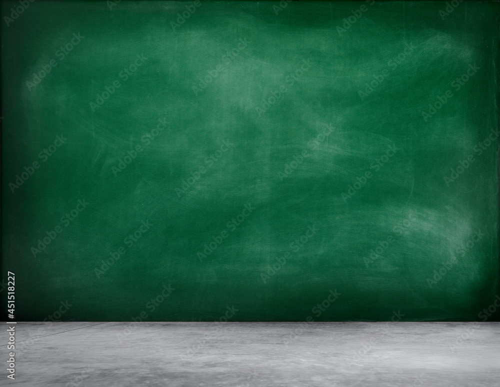 Green Blackboard Background with Chalk Green Blackboard Background with Chalk