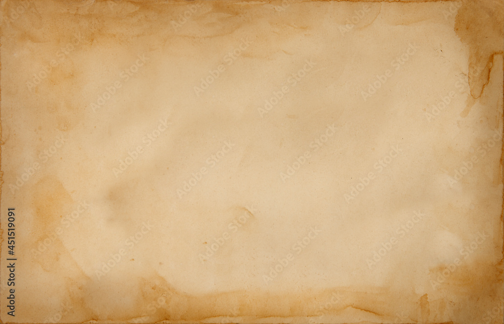 Blank stained paper background