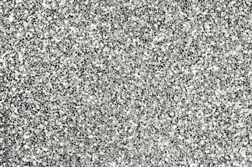 Close up of silver glitter textured background