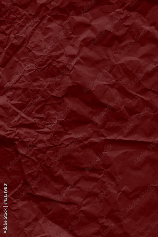 Crimson wrinkled paper pattern background Crimson wrinkled paper pattern background