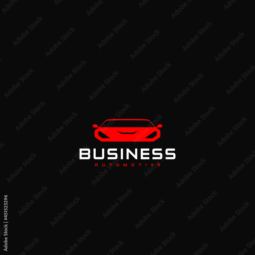 automotive logo design. logo template