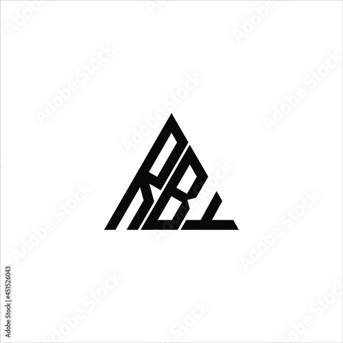 RBY letter logo creative design. RBY unique design

