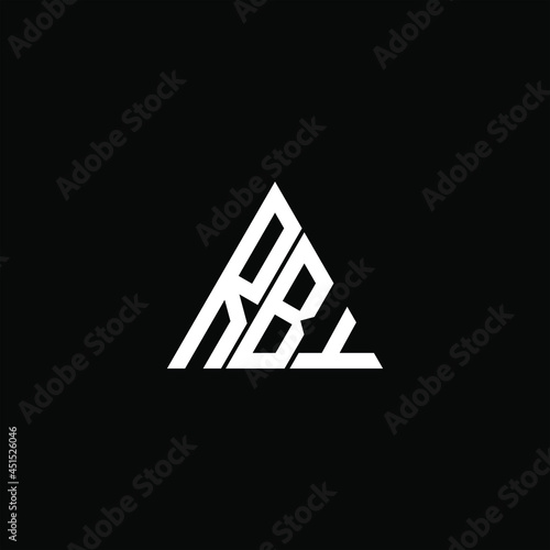 RBY letter logo creative design. RBY unique design

