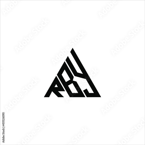 RBY letter logo creative design. RBY unique design

