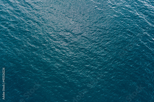 Aerial view of beautiful sea wave surface