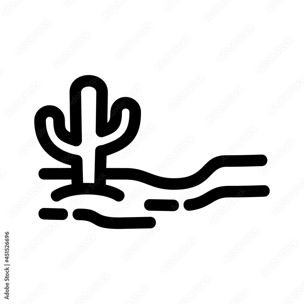 Obraz premium desert icon or logo isolated sign symbol vector illustration - high quality black style vector icons