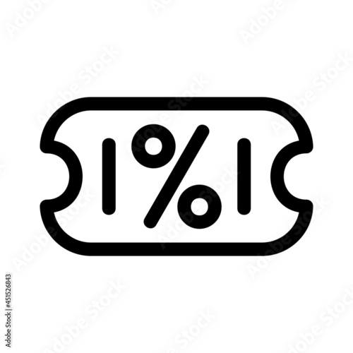 discount icon or logo isolated sign symbol vector illustration - high quality black style vector icons 