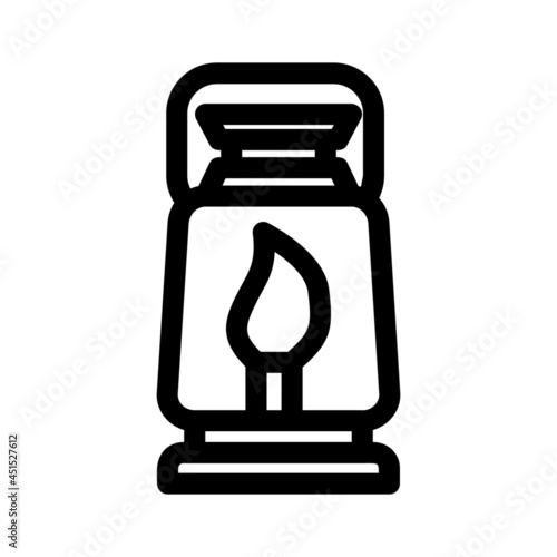 lantern icon or logo isolated sign symbol vector illustration - high quality black style vector icons 