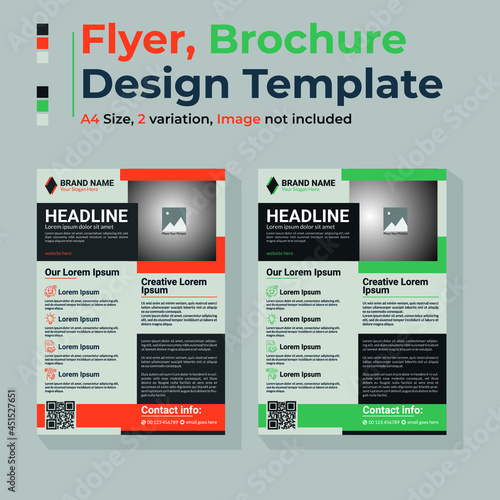 Creative Business Flyer, Brochure Design Template