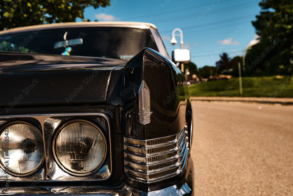 Fototapeta premium beautiful old vehicle from the seventies 70s 