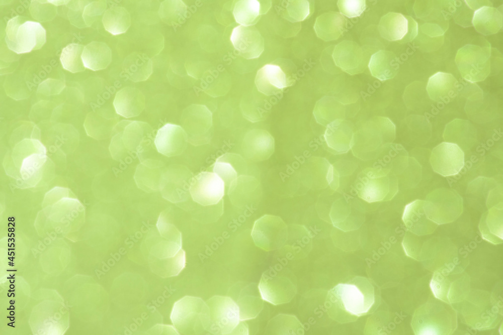 Green glitter with selective focus Green glitter with selective focus